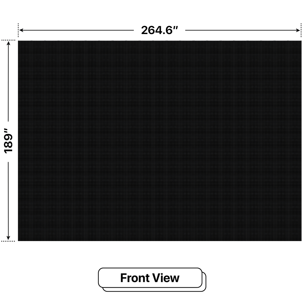 LED Sign City 15’ x 21’ LED sign, 3 Resolution Options, Brightness up to 10000 nits, Fully Programmable, Wireless Control System, Automatic sensors for brightness and temperature, Single and Double-sided display visibility