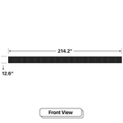 LED Sign City one by seventeen inch LED sign, front view, Single and Double-sided display visibility, digital signage market, digital signage led, bar signs