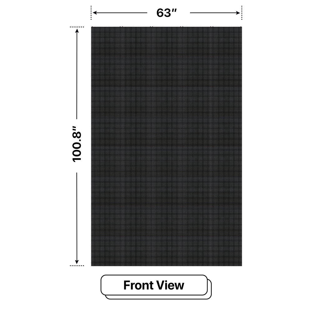 LED Sign City eight by five inch LED sign, front view, Single and Double-sided display visibility, digital signage market, digital signage led, bar signs
