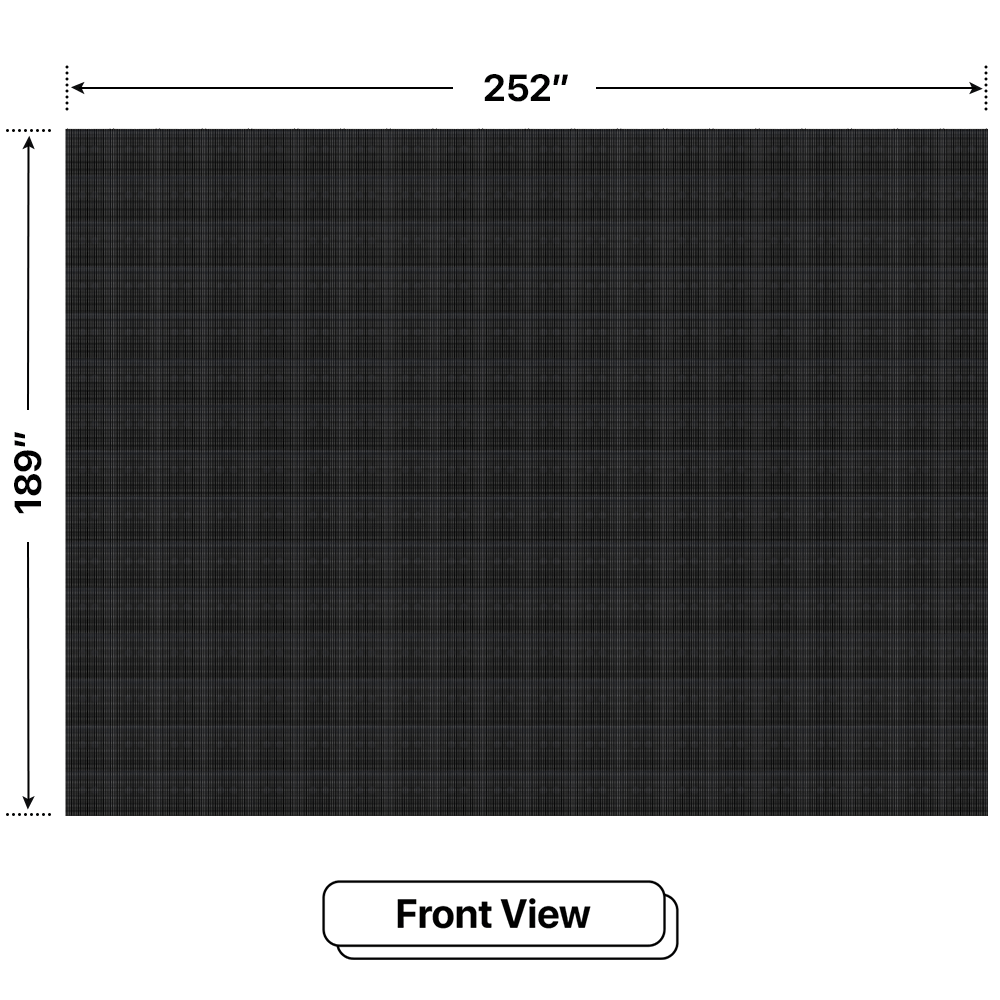 LED Sign City 15’ x 20’ LED sign, 3 Resolution Options, Brightness up to 10000 nits, Fully Programmable, Wireless Control System, Automatic sensors for brightness and temperature, Single and Double-sided display visibility