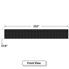 LED Sign City three by twenty inch LED sign, front view, 3 Resolution, up to 10000 nits, digital signage marketing, led digital signage display, church signs