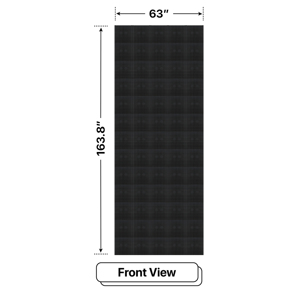 LED Sign City 13’ x 5’ LED sign, 3 Resolution Options, Brightness up to 10000 nits, Fully Programmable, Wireless Control System, Automatic sensors for brightness and temperature, Single and Double-sided display visibility
