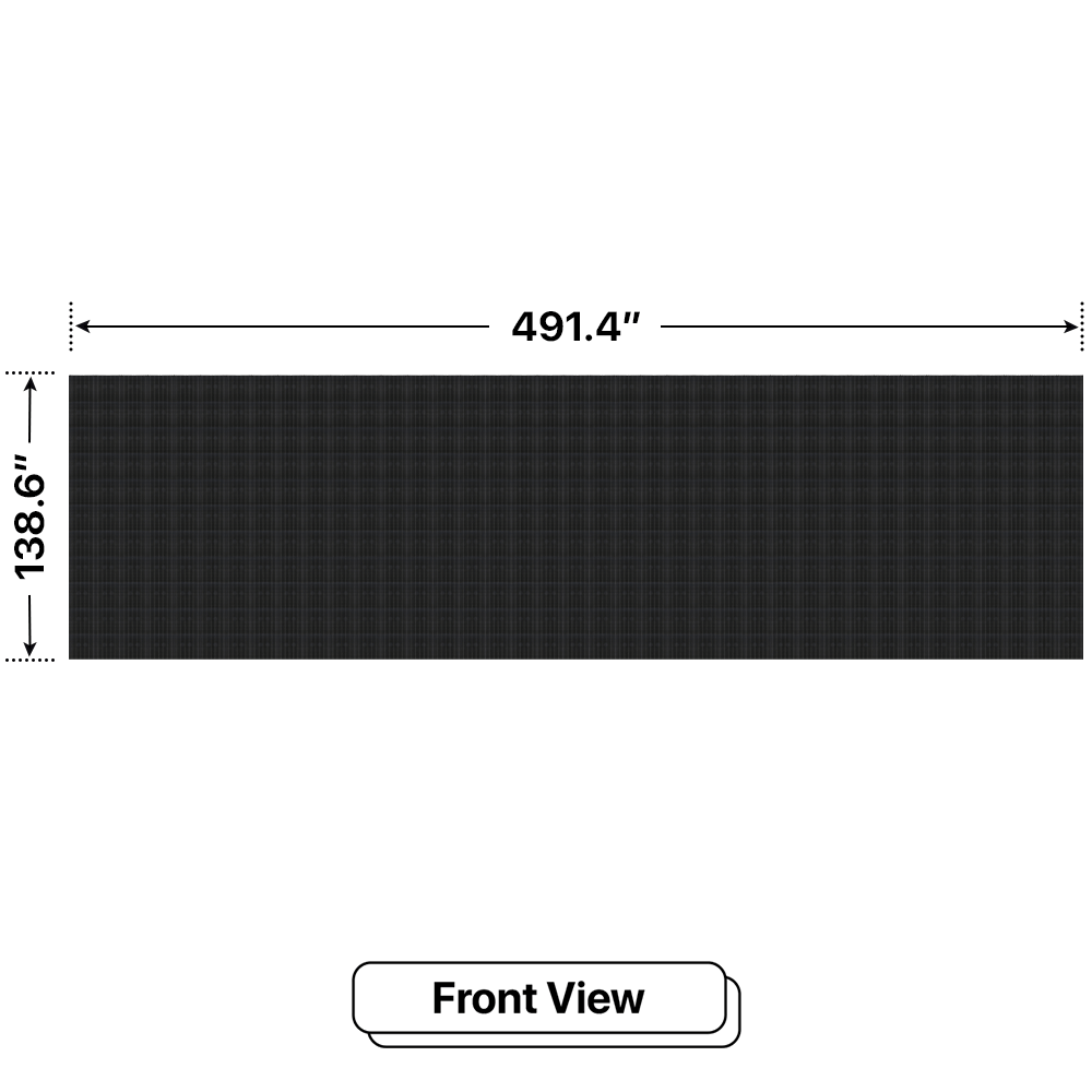 LED Sign City 11’ x 39’ LED sign, 3 Resolution Options, Brightness up to 10000 nits, Fully Programmable, Wireless Control System, Automatic sensors for brightness and temperature, Single and Double-sided display visibility