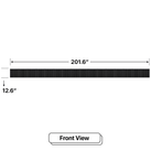 LED Sign City one by sixteen inch LED sign, front view, 3 Resolution Options, global digital signage market, digital signage led screen, bar signs