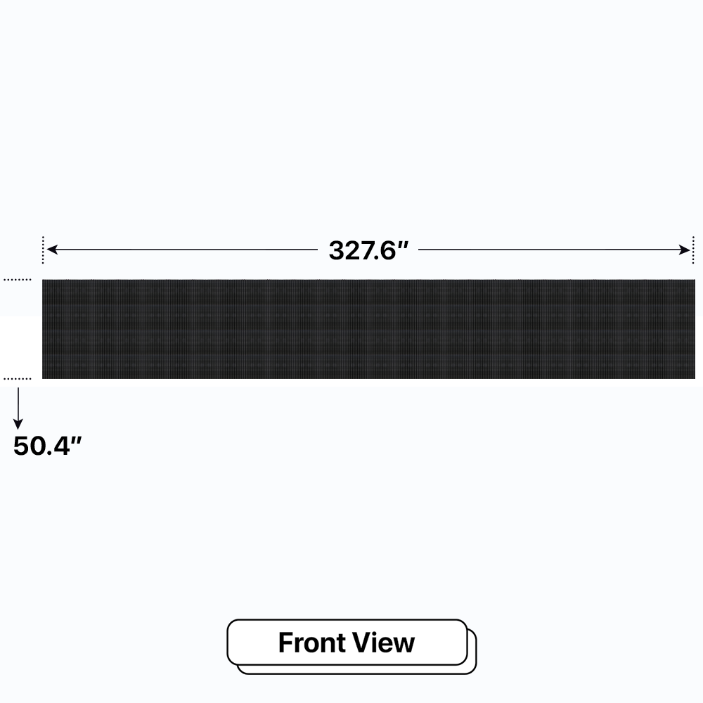 LED Sign City four by twenty six inch LED sign, front view, Brightness up to 10000 nits, digital signage market, led digital signage display, bar signs
