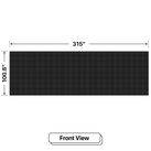 LED Sign City eight by twenty five inch LED sign, front view, Single and Double-sided display visibility, digital signage market, digital signage led, bar signs