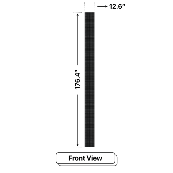 14’x1’ Digital Advertising Signs for Outdoors