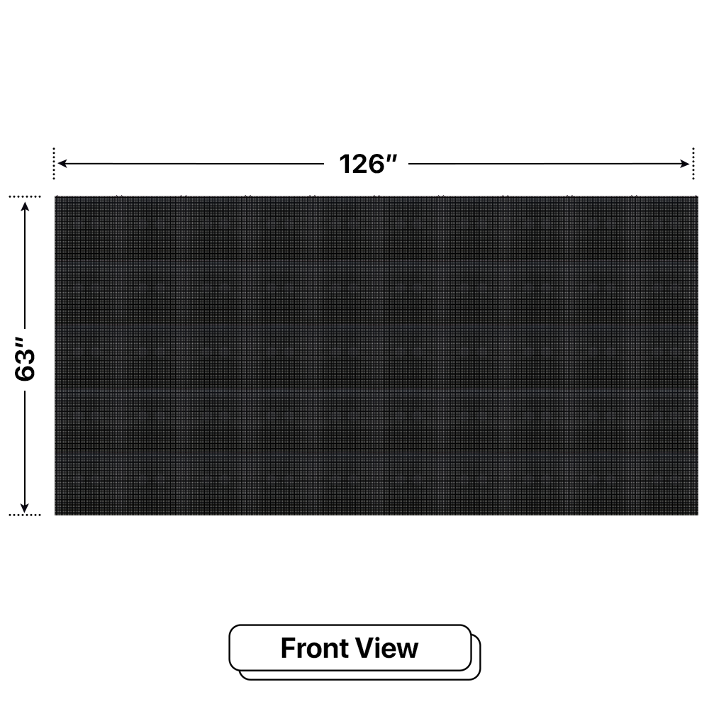 LED Sign City five by ten inch LED sign, front view, Single and Double-sided display visibility, digital signage market, digital signage led, bar signs