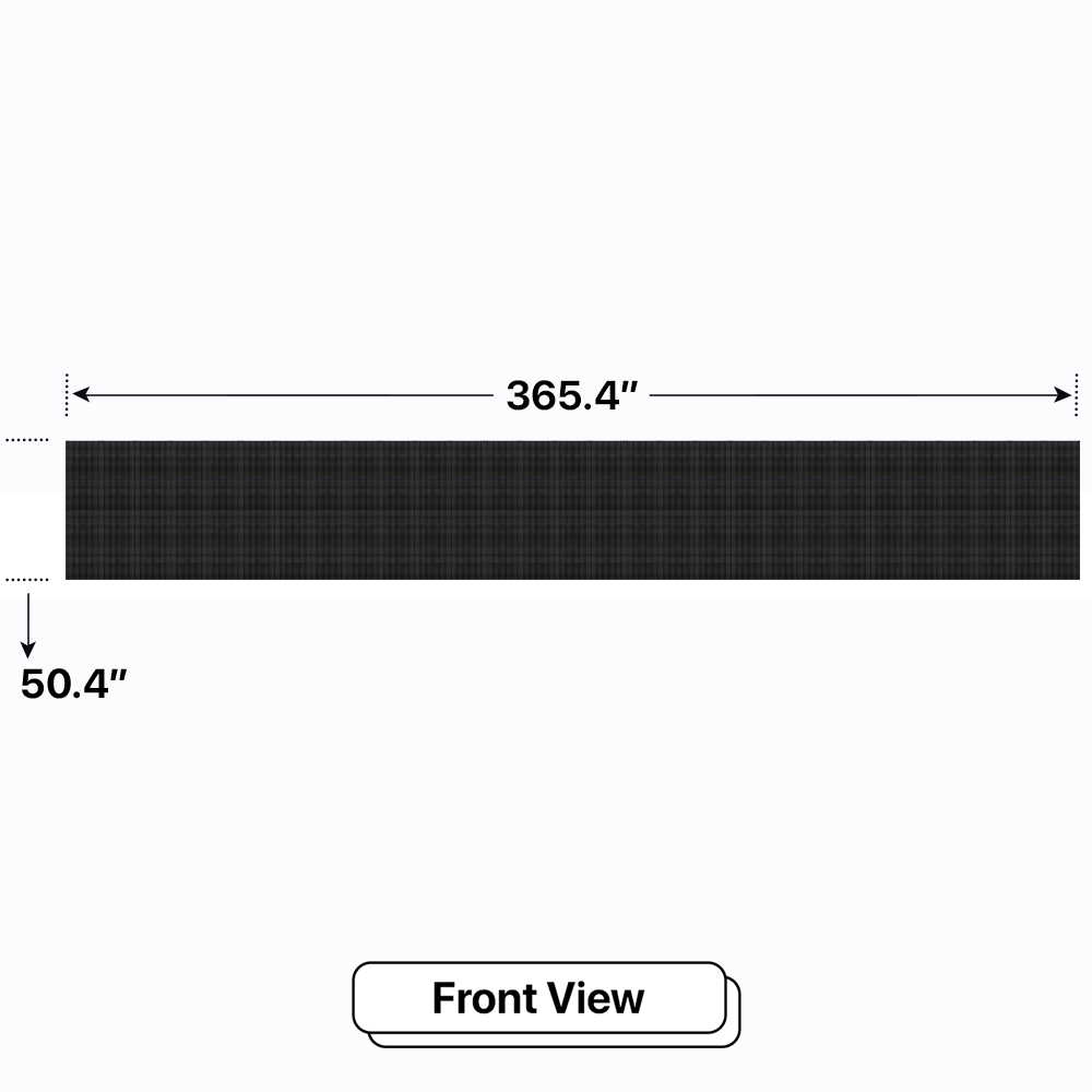 LED Sign City four by twenty nine inch LED sign, front view, Single and Double-sided display visibility, digital signage marketing, led digital signage display, church signs