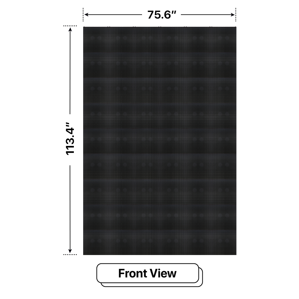 Products LED Sign City 9’x6’ LED sign, 3 Resolution Options, Brightness up to 10000 nits, Fully Programmable, Wireless Control System, Automatic sensors for brightness and temperature, Single and Double-sided display visibility