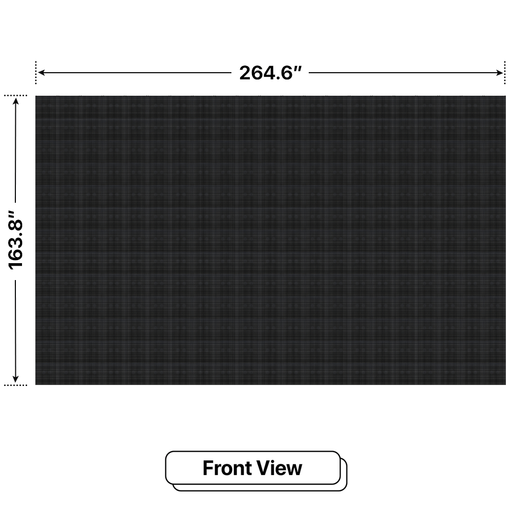 LED Sign City 13’ x 21’ LED sign, 3 Resolution Options, Brightness up to 10000 nits, Fully Programmable, Wireless Control System, Automatic sensors for brightness and temperature, Single and Double-sided display visibility