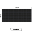 LED Sign City eight by eighteen inch LED sign, front view, 3 Resolution Options, digital signage market, digital signage led, bar signs