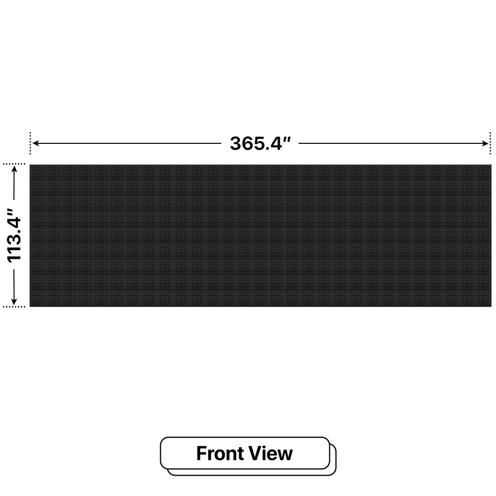 LED Sign City 9’ x 29’ LED sign, 3 Resolution Options, Brightness up to 10000 nits, Fully Programmable, Wireless Control System, Automatic sensors for brightness and temperature, Single and Double-sided display visibility