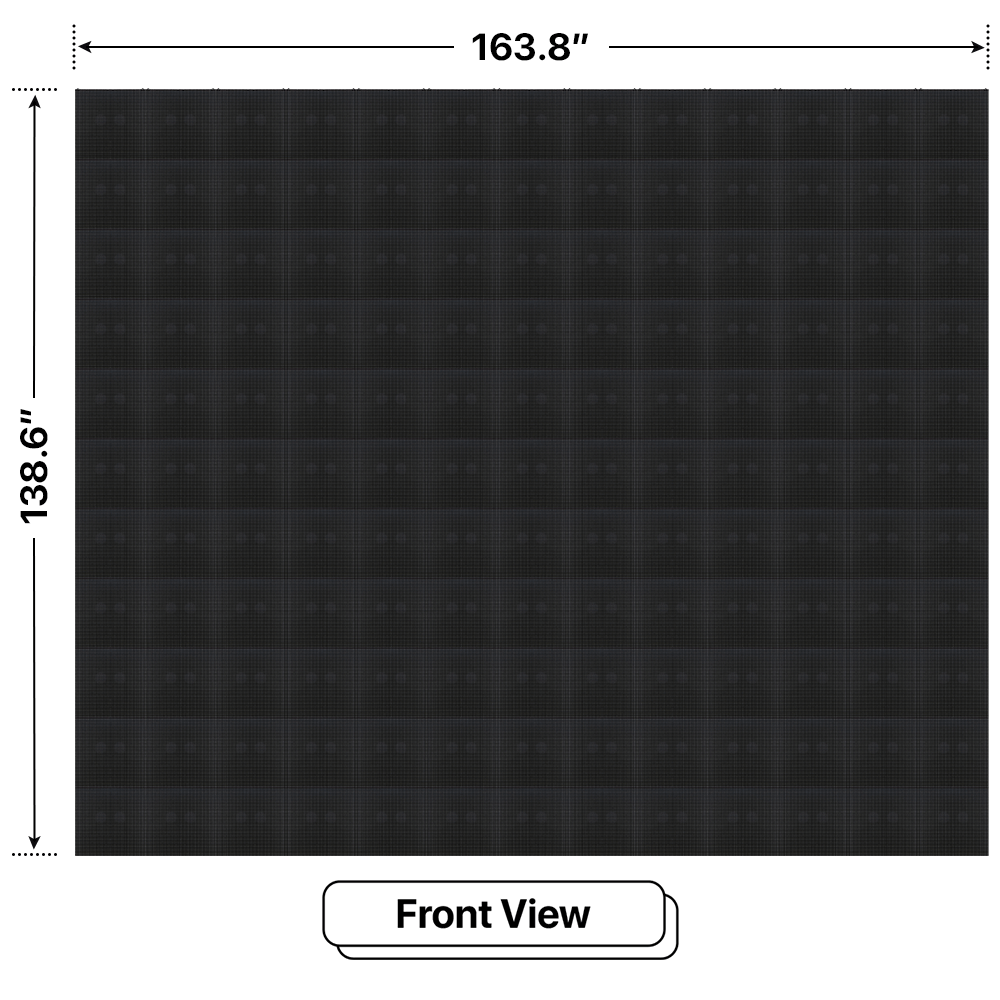 LED Sign City 11’ x 13’ LED sign, 3 Resolution Options, Brightness up to 10000 nits, Fully Programmable, Wireless Control System, Automatic sensors for brightness and temperature, Single and Double-sided display visibility