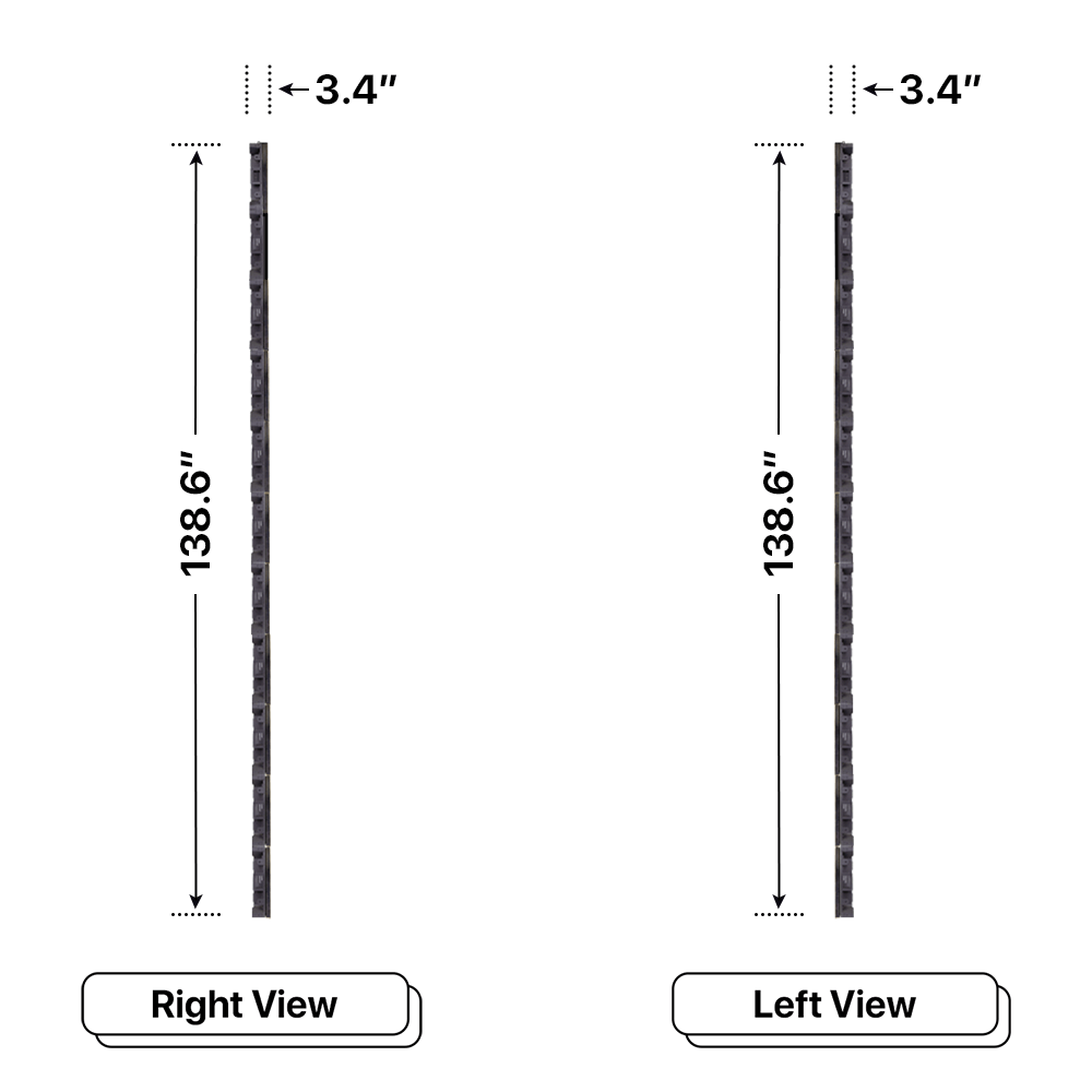 LED Sign City 11’ x 37’ LED sign, 3 Resolution Options, Brightness up to 10000 nits, Fully Programmable, Wireless Control System, Automatic sensors for brightness and temperature, Single and Double-sided display visibility