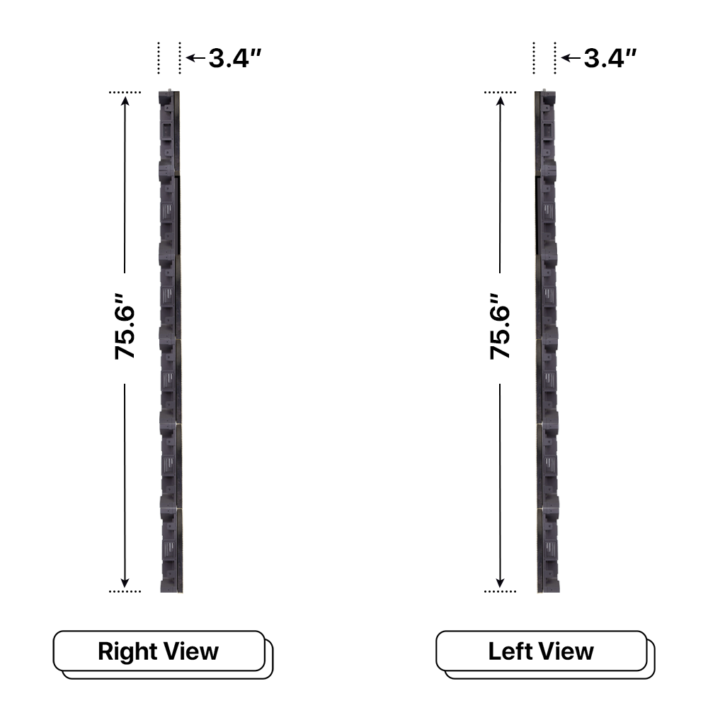 LED Sign City six by eight inch LED sign, right and left view, Fully Programmable, digital signage market, bar signs