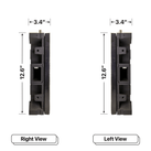 LED Sign City one by ten inch LED sign, right and left view, Fully Programmable, Wireless Control System, digital signage market, bar signs