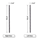 LED Sign City 9’ x 35’ LED sign, 3 Resolution Options, Brightness up to 10000 nits, Fully Programmable, Wireless Control System, Automatic sensors for brightness and temperature, Single and Double-sided display visibility