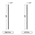 LED Sign City 10’ x 8’ LED sign, 3 Resolution Options, Brightness up to 10000 nits, Fully Programmable, Wireless Control System, Automatic sensors for brightness and temperature, Single and Double-sided display visibility