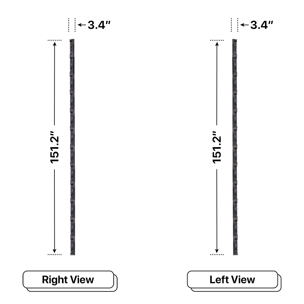 LED Sign City 12’ x 11’ LED sign, 3 Resolution Options, Brightness up to 10000 nits, Fully Programmable, Wireless Control System, Automatic sensors for brightness and temperature, Single and Double-sided display visibility