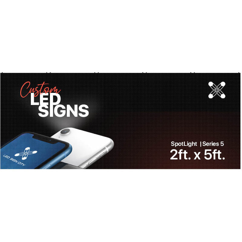 GR8IMG Series 5 (63-inches wide) Outdoor SMD Full Color Programmable Wireless LED Sign