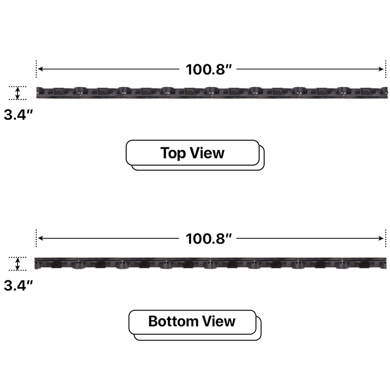 2’x8’ Outdoor Programmable LED Signs Double Sided