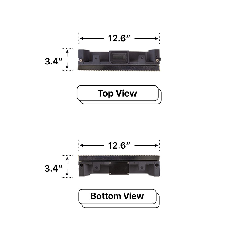 LED Sign City two by one inch LED sign, Top and Bottom View, Automatic sensors for brightness and temperature, up to 10000 nits, digital signage market, bar signs