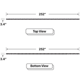 LED Sign City 11’ x 20’ LED sign, 3 Resolution Options, Brightness up to 10000 nits, Fully Programmable, Wireless Control System, Automatic sensors for brightness and temperature, Single and Double-sided display visibility