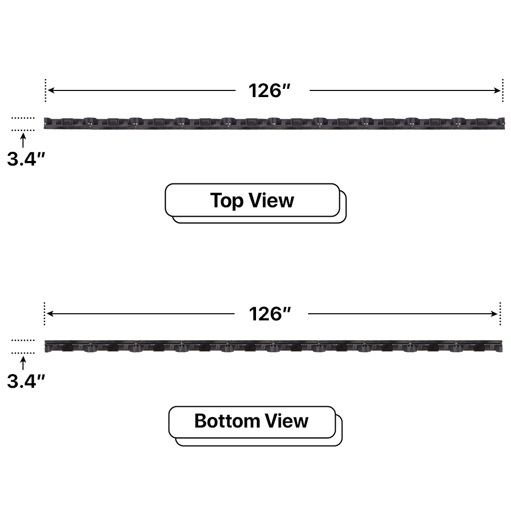 LED Sign City eight by ten inch LED sign, Top and Bottom View, Wireless Control System, digital signage market, digital signage led, bar signs