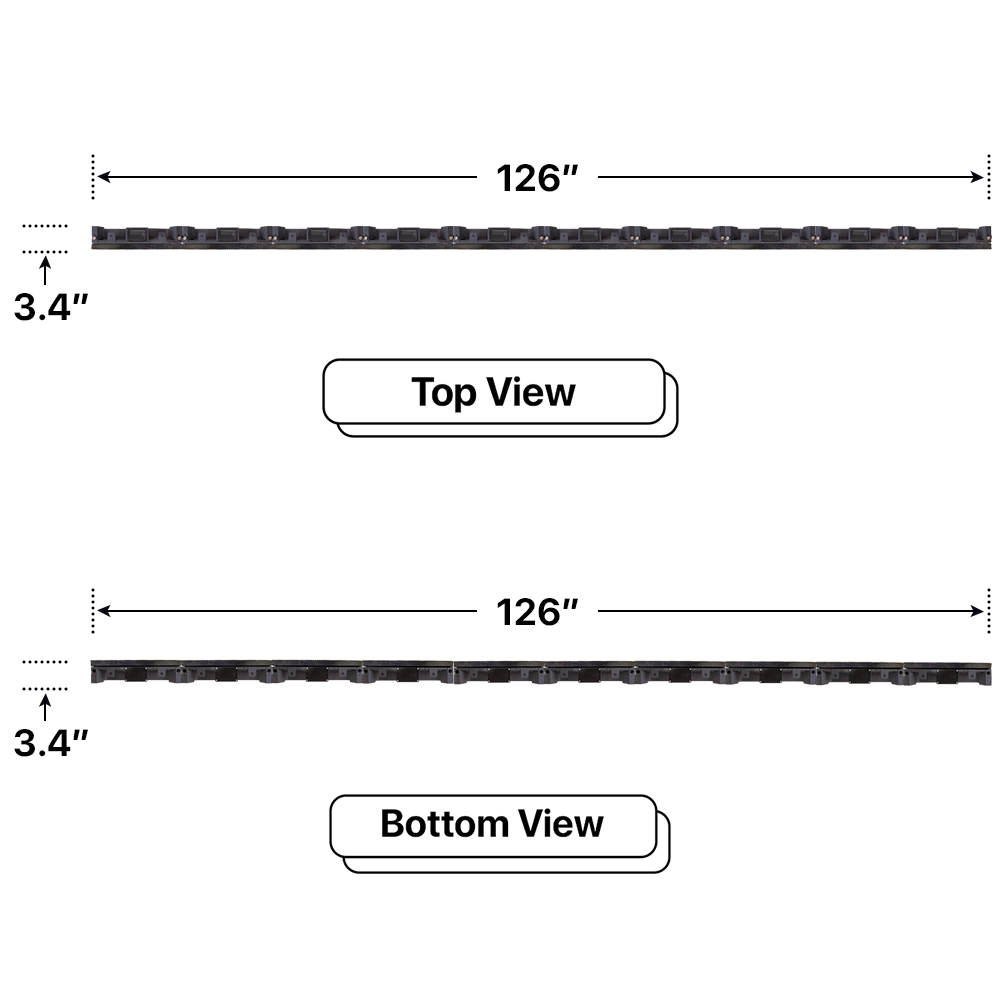 LED Sign City five by ten inch LED sign, Top and Bottom View, Fully Programmable, Wireless Control System, digital signage market, bar signs