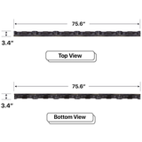 LED Sign City four by six inch LED sign, Top and Bottom View, Wireless Control System, digital signage marketing, led digital signage display, church signs