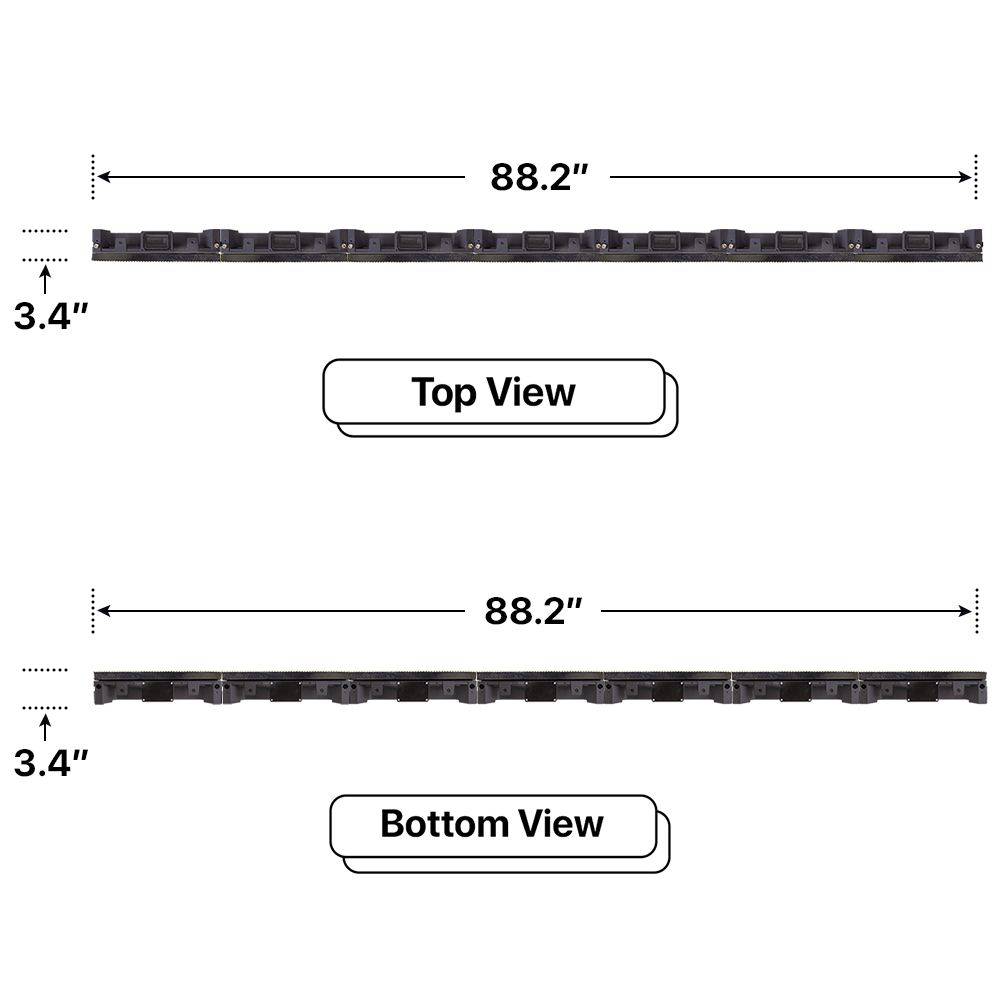 LED Sign City six by seven inch LED sign, Top and Bottom View, Fully Programmable, digital signage market, bar signs