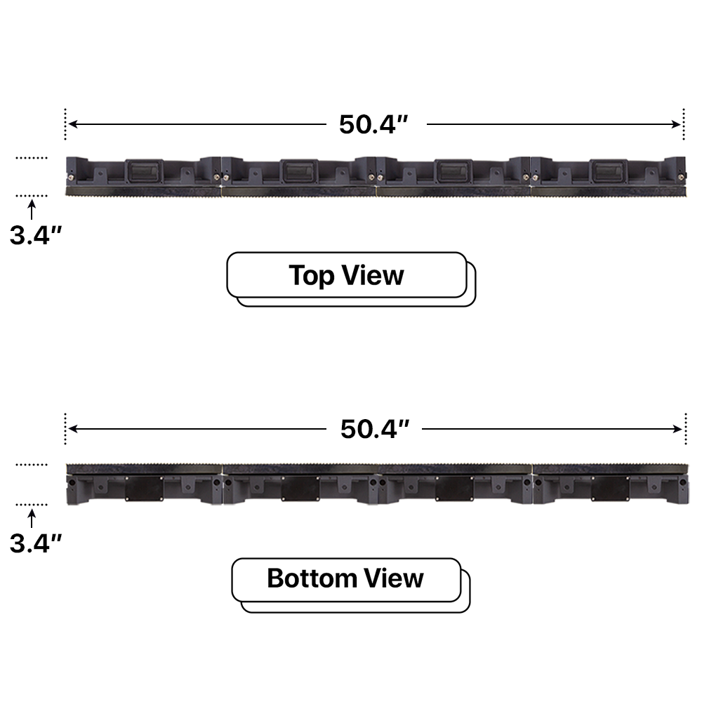 LED Sign City 9’x5’ LED sign, 3 Resolution Options, Brightness up to 10000 nits, Fully Programmable, Wireless Control System, Automatic sensors for brightness and temperature, Single and Double-sided display visibility