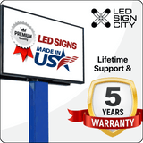 19'x20' Outdoor Led Sign With 3 Resolutions To Choose From