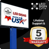 8'x1' Outdoor Led Sign With 3 Resolutions To Choose From