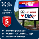 15'x40' Outdoor Led Sign With 3 Resolutions To Choose From