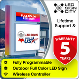 10'x10' Single Sided Outdoor Led Sign With 3 Resolutions To Choose From